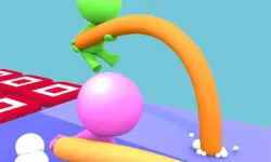 Pole vault 3d image