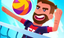 Monster Head Soccer Volleyball Game image